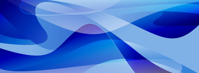 Abstract 3d background with dark blue wave shadow shape design