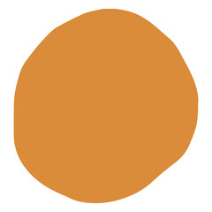 Yellow circle png clipart, transparent background