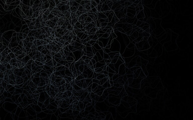 Dark Gray vector background with abstract shapes.