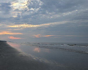 South Carolina sunrise on the beach