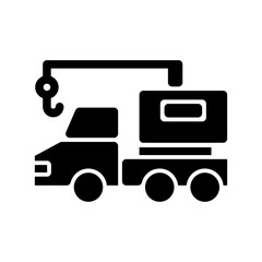 labor and construction solid fill icon