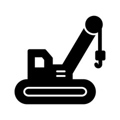 labor and construction solid fill icon