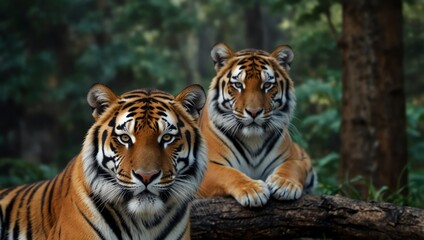Obraz premium tiger in the wild
