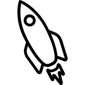 recommend clip art: Startup vector icon in outline style 