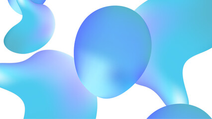 Abstract blue background with bubbles