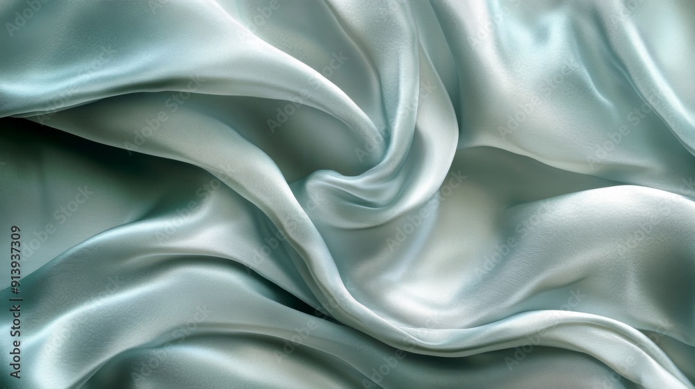 Leinwandbilder graceful flowing fabric with a silky texture, creating an elegant and soft background.