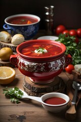 Beetroot And Cabbage Borscht