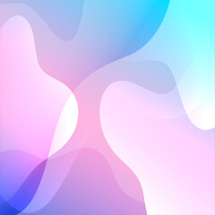 Abstract background with waves, Colorful banner, Gradient banner