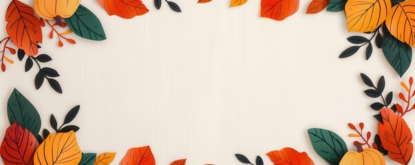 Thanksgiving investment newsletter, seasonal update, flat design illustration