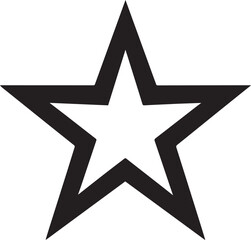 star vector silhouette illustration art