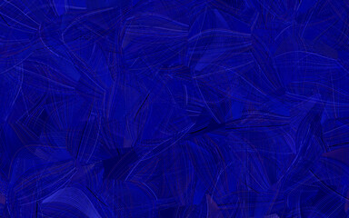 Obraz premium Dark BLUE vector texture with abstract forms.