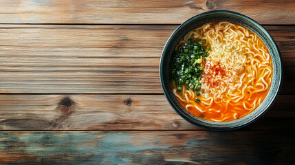 Instant noodles with soup
