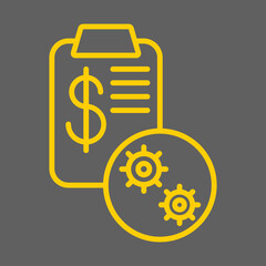 Fototapeta premium Wealth Management icon Design