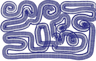 blue and white pattern