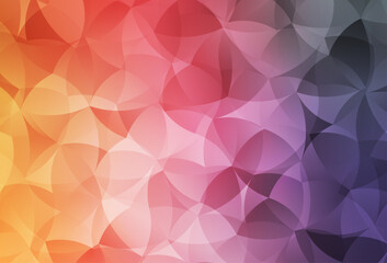 Light Pink, Yellow vector pattern with random forms.