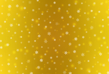 Dark Yellow vector template in carnival style.