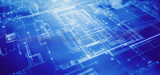 Blueprints and Architectural Renderings Illustrating Detailed Structural Designs and Layouts in a Digital Format