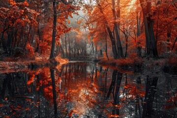 autumn in the forest