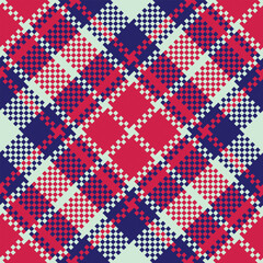 Tartan Plaid Pattern Seamless. Gingham Patterns. Traditional Scottish Woven Fabric. Lumberjack Shirt Flannel Textile. Pattern Tile Swatch Included.