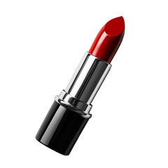 red lipstick png. tube of red lipstick top view png. luxurious red lipstick tube flat lay png. facial cosmetics for a beauty campaign concept isolated. rouge 