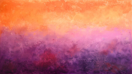 Fototapeta premium Tranquil Sunset Hues: A Blend of Orange and Violet in Dreamy Oil Pastel Texture
