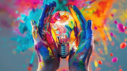 Obraz premium Creative Explosion