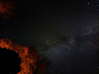 Milky Way in a starry night sky