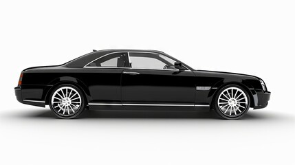 Fototapeta premium Luxury car on isolated background
