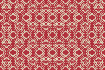 Geometric with triangle ethnic seamless pattern. abstract illustration. design for geometric pattern wallpaper. Tribal ethnic vector texture. Aztec style. Folk embroidery. Indian, Scandinavian, Africa