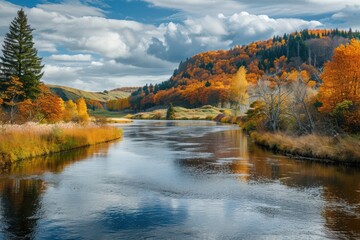 autumn in the mountains
