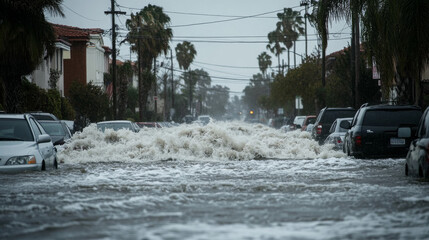 Climate change, due to global warming, can lead to extreme weather events like hot waves and heavy storms. These are influenced by weather patterns like El Niño and La Niña.