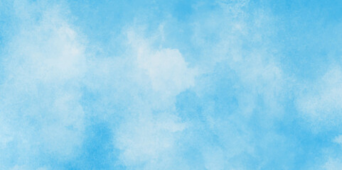 blue watercolor background winter love blue grunge,Hand painted abstract soft sky blue watercolor sky and clouds,Blue sky is surrounding with tiny clouds.