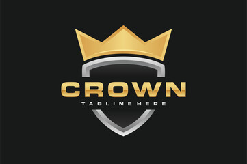 crown shield strong logo