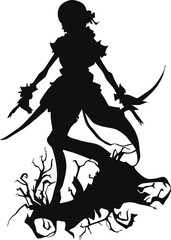 Haunting Evil Woman &ndash; Dark & Spooky Demon Art