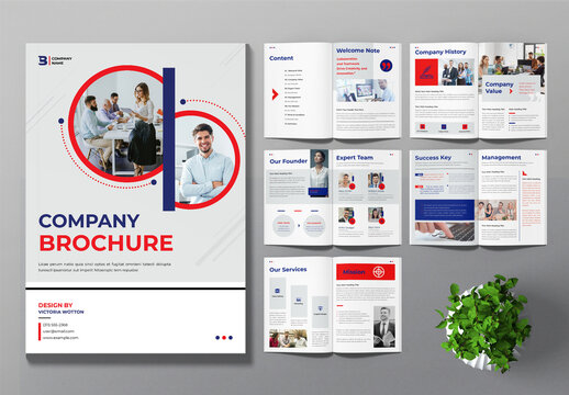 Company Brochure Template Layout