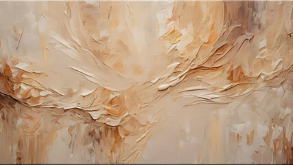 Orange canvas pattern, oil paint texture, background texture, authentic painting look. Generative AI