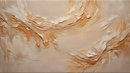 Orange canvas pattern, oil paint texture, background texture, authentic painting look. Generative AI