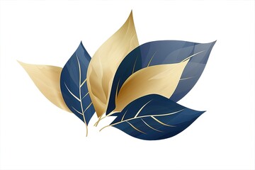 Watercolor botanical seamless pattern with tropical palm monstera leaves, gold lines. Vector leafy painted beautiful background. Floral pattern. Trendy abstract arrangements with tropical plants.