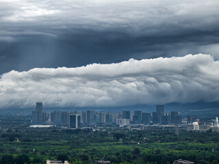 xi'an city aerial view
