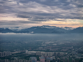 city view of xi'an