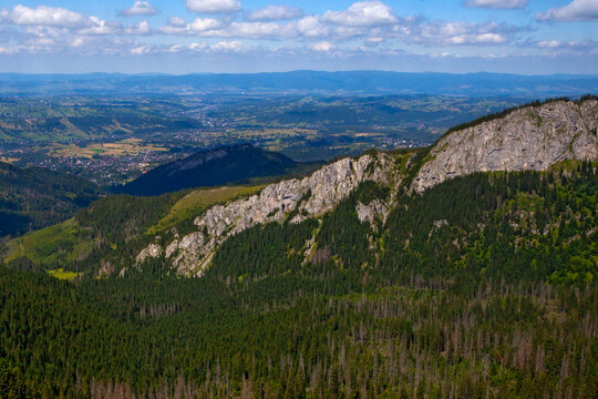 Tatras landscape taken from the Kasprowy Wierch, Poland
