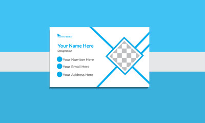 Business Card Template Layout