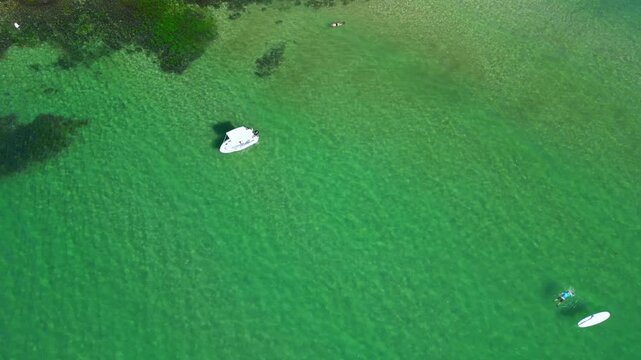 Drone view of Nestinarka Beach near town of Tsarevo, Burgas Region, Bulgaria