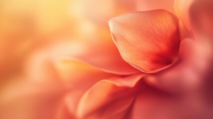 Obraz premium Soft orange flower petals forming abstract background