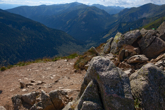 Tatras landscape taken from the Kasprowy Wierch, Poland