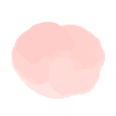 可愛いピンク色の水彩フレーム