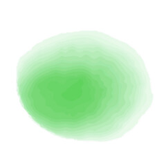 優しい緑色の水彩フレーム