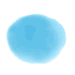 優しい青色の水彩フレーム