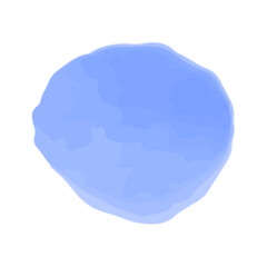 優しい青色の水彩フレーム