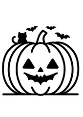 Halloween SVG, Trick or treat SVG, Ghost SVG, Witch SVG, Black Cat SVG, Scary SVG, Pumpkin SVG, Holiday SVG, Jack o Lantern, Halloween Silhouette, Halloween Vector, Clipart, Cut file for Cricut, JPG